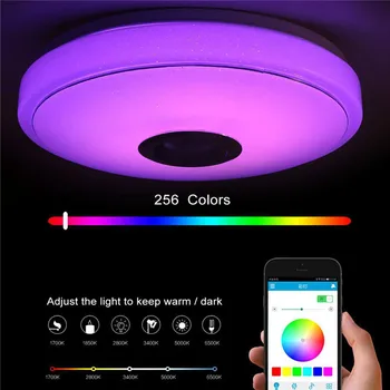 36/72W Kaasaegne RGB LED laelambid Home Valgustus APP bluetooth-Muusika, Valgus, Magamistuba Lamp Smart Lae Lamp koos puldiga