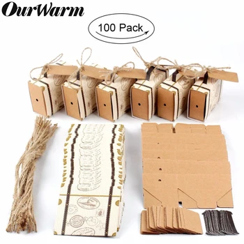 OurWarm 100tk Reisi-Teemastatud Pool Mini Kohver Candy Kastid, Pulmi, Sünnipäeva, Aastapäeva Kohver Disaini Kasuks Box