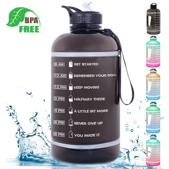 ZOMAKE Gallon Vee Pudel(128OZ) Aeg Sm & Õled, Motiveerivat Vee Kannu BPA Vaba Lekkekindlad Suur Vee Pudelid Fi