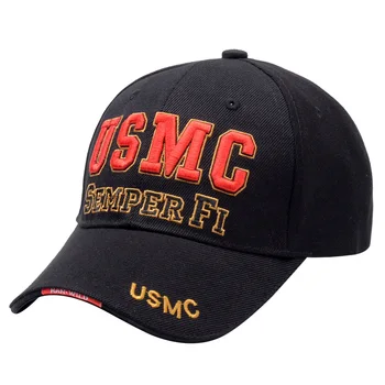2020. aasta Uus Saabuvad MEILE Mere Taktikaline Baseball Cap Mehed USMC Mereväe Snapback Müts SEMPERI FI Luu Reguleeritav Väljas Puuvill Armee Isa Müts