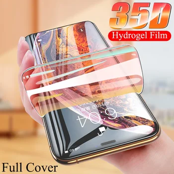 Kaitsev Hüdrogeeli Film iPhone SE 2020 8 7 6 6s Pluss iPhone 11 12 13 Pro XS Max X-XR (Mitte Klaasist) Screen Protector Film