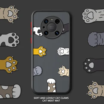ASINA Läbipaistev Matt karpi Jaoks Huawei Mate 20 30 40 Pro Lite Cute Cartoon Mood Kate Kassi Käpa