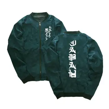 Drop shipping Paha Kanji jakid, meeste kanji prindi mantlid Seista Krae windbreaker streetwear mantel meeste riided, hip-hop homme jope