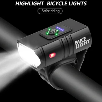 UUS LED Jalgratta Valgus 1000LM USB Laetav Võimsus Ekraan MTB Mountain Road Bike Ees Lamp Taskulamp jalgratturi Varustus