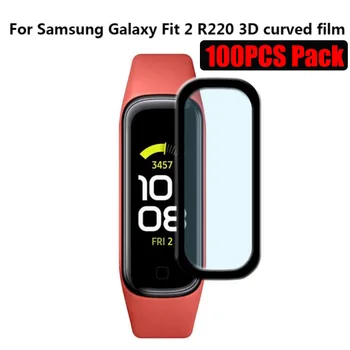 100TK Ekraani Kaitsekile Samsung Galaxy Fit 2 SM-R220 3D HD Ultra-õhuke Täis Kaardus kaitsekile vaadata Tarvikud