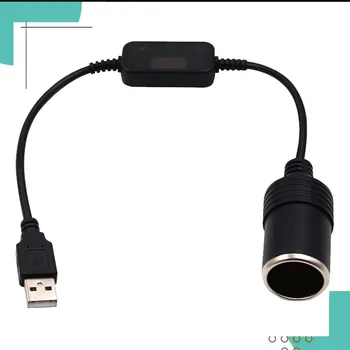 Konverteri adapter wired controller USB port 5v, et 12v auto sigaretisüütaja pessa toitejuhe trafo kaabel suurendada