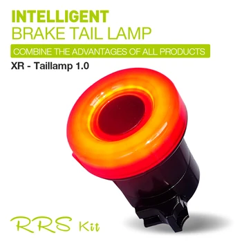 XR-Taillamp1.0 Smart Piduri Hoiatus tagatuled 26 g Ultralight USB Laetav, Veekindel Vibratsiooni Seire Automaatne Valgustus