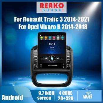 Näiteks Renault Trafic 2014-2021 Jaoks Opel Vivaro B 2014-2018 2 Din 9.7