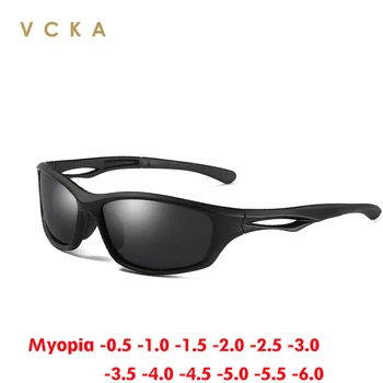 VCKA Polariseeritud Lühinägevus Päikeseprillid TR90 Mehed Naised Classic Sport Sõidu Prillid Mees Värvilised Läätsed Kohandatud Retsepti UV400