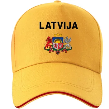 Läti Noored Diy Tasuta Custom Made Nimi Number Lva Müts Rahvas Lipu Latvija Riigi Kolledži Printida Foto Punane Baseball Cap