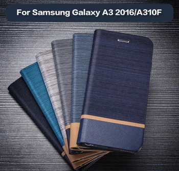 Pu Leather Case For Samsung Galaxy A3 2016 Äri Telefoni Puhul Samsungi Galaxy A5 2016 Klapp Juhul Pehmest Silikoonist Kate Tagasi