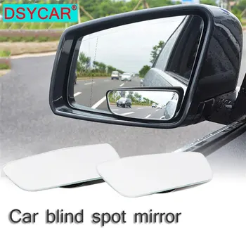 DSYCAR 1Pair Blind Spot Peegel, HD Klaas Kumer Lääts Frameless Reguleeritav Blind Spot Peegel Kõik Universaalne Sõidukite Auto