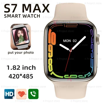 Uus S7 MAX Smart Watch Naiste NFC Bluetooth Kõne Traadita Laadimise Sport Smartwatch Meeste Kellad Pk W26 W46 W56 W66 pluss pro max