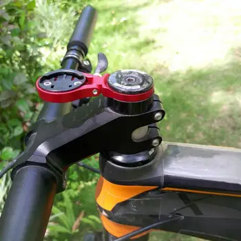 Bike Arvuti Mount Stem Stopper GPS Tugi Kokkukäiv ühise Põllumajanduspoliitika Reguleeritav Nurk Jalgrattasõit Kandur Alumiinium Sulamist Garmin Edge