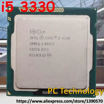 Algne Intel i5-3330 i5 3330 3.2 GHz PROTSESSOR 6M LGA1155 77W desktop Quad-Core Tasuta kohaletoimetamine laeva välja 1 päevaga