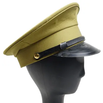 WWII WW2 Hiina Armee Imperial Treenerid Sõdur Puuvillane Müts Suur Brimmed Kork