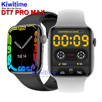KIWITIME DT7 PRO MAX Smart Watch Bluetooth Kõne 1.95 Tolline HD Lõpmatu Ekraanile Südame Löögisageduse Monitor GPS Track Hääl Assistent