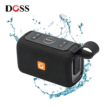 DOSS E-go Mini Wireless Bluetooth Speaker Väljas Kaasaskantav Heli Kasti IPX6 Veekindel Dušš Kõlarid Mikrofon Hands Free