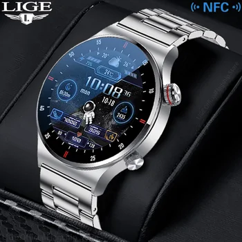 LIGE Smart Watch Toetavad NFC Kontrolli Avada Smartwatch Mehed Bluetooth Kõne tervisespordi Vaadata Android, iOS Nutikas Käekell