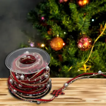 Pehme Vastupidav Jõulud kinkekarbis Rihm Puhkus Pool Lindi Multifunktsionaalne Christmas Ribbon Valge Rant Christmas Tree