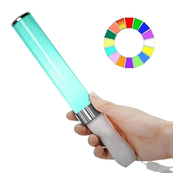 Pihuarvuti LED Valgus Võlukepp Värviline Fotograafia Valgustus Stick 15 Värvid Akutoitega Foto Stuudio Täitke Lamp Youtube ' i Video
