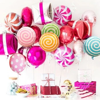 10tk 18inch Värvilisi Komme, Foolium Õhupallid Lollipop Heelium Ballon Baby Shower Sünnipäeva, Pulmapidu Asjade Decor Lapsed Mänguasjad