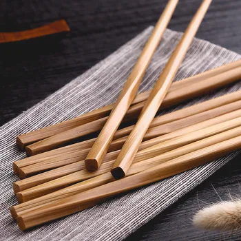 1Pair Bambusest Söögipulgad Non-Slip Korduvkasutatavad Syömäpuikko jaoks Sushi Hashi Toidu Pulgad Lauanõud Hiina Söögipulgad Köök Tööriistad
