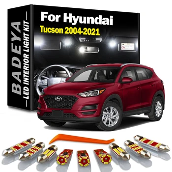 BADEYA Canbus LED Salongi Lambid Komplekt Hyundai Tucson 2004-2013 2014 2015 2016 2017 2018 2019 2020 2021 Auto Tarvikud
