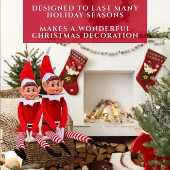 Punane Jõulud Jalg Elf Doll Häid Jõule Kaunistused Koju Xmas Kaunistused Navidad Partei Asjade Head Uut Aastat 2023