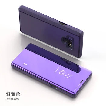 Peegel Smart Flip Phone Case For Samsung Galaxy M51 M31S M52 M80S M60S M32 M52 F62 A01 A02 A02S A03 A03S Vertikaalne Seista Kate