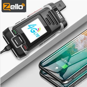 Zello Walkie Talkie 4G pikamaa Amatöör Mobile Radio Bluetooth Transiiver Telefoni Võrgu Walkie Talkie 500 km