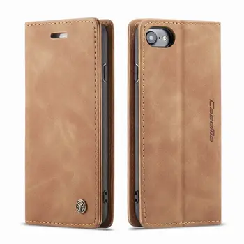 Leather Case For Iphone SE 5S Luksus Multifunktsionaalne Magnet Klapp Matt Rahakott Kaitseraua Telefoni Kate Apple Iphone 5 S E Coque