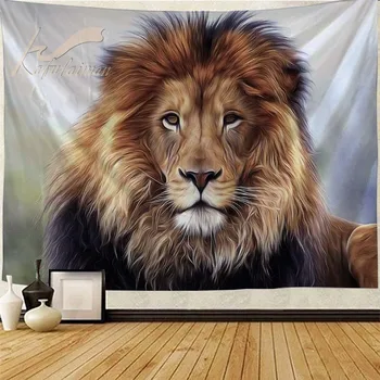 Tiiger Tapestry Lõvi Kultuuri Kodu Kaunistamiseks Kingitus Loomade Seina Kunst Magamistuba, elutuba Dropshipping