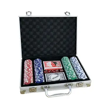 200 Töö Poker Chip - Set- 11 Grammi Texas Hold ' Em Mäng, Mis On Sätestatud Pokkerit Läbirääkimise Kiibid Dices Alumiinium Puhul Meelelahutus-Gam
