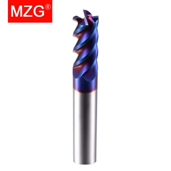 MZG Pikendab End Mill 100L Lõikamine HRC65 4 Flööt 6mm 8mm 12mm Karbiid Jahvatus-Volfram Terase Milling Cutter