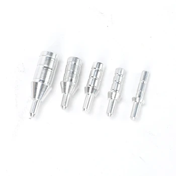 100tk Vibulaskmine Alumiinium Nock Pin Noole vars ID 3.2 mm /4.2 mm/ 5.2 mm /6.2 mm 8.0 mm Nock Ühend Recurve Vibu Nooled