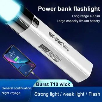 Laser G3 Lamp Core Taskulamp Mobiiltelefoni Power Bank Kaasaskantav Mini Prožektor Väljas LED Taskulamp Toide USB Laetav Kerge