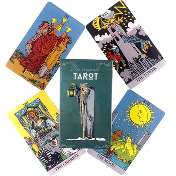 Piirideta Tarot Originaal Tarot Kaardid Teki Mängud 78 Kaardi Populaarne 18 Ennustamine Uute Algaja Oracle Classic
