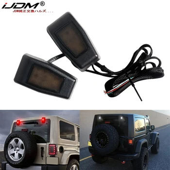iJDM Auto-Styling Punane/valge LED 2007-2017 Jeep Nääkleja JK Kõrge Tagumised Piduri Tuli Tagaluugi LED tuled 3. Piduri Taga 12V Lamp