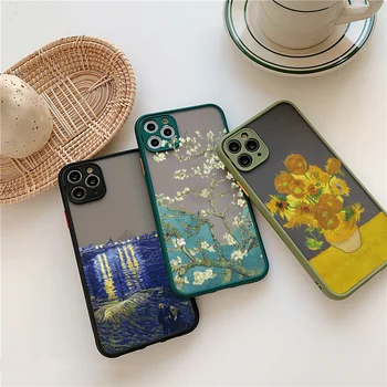 Eest Coque iphone X-XR, XS Max 11 12 13 Pro Max Mini 7 8 Plus SE 2020 Telefon Juhtudel Art Van Gogh õlimaal Raske Põrutuskindel Hõlmab