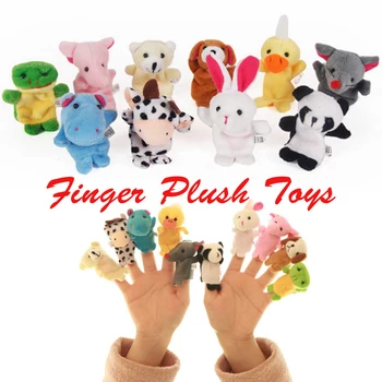10tk/set Loomade Sõrme Nukk, Palus Mänguasjad Laps Beebi Kasuks Nukud Öelda Lugu Rekvisiidid Armas Multikas Loomade Doll Lapsed Mänguasjad