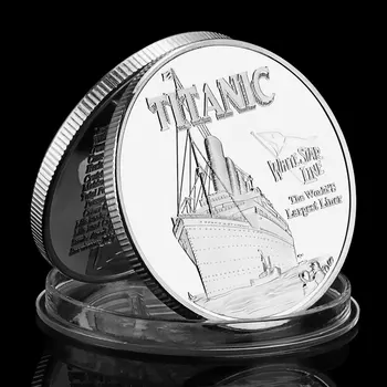 White Star Line Titanic Maailma Suurim Liner Laekuva hõbetatud Suveniiride Müntide Kogumise Kingitus mälestusmünte