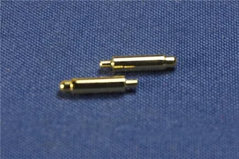 100tk, Läbimõõt 2,0 mm Kõrgus 9.6 mm jousikuormitteinen pogo pin-1 Pin pistik Läbi Augu PCB Kuld 1u 1,0 A 12V Solderless