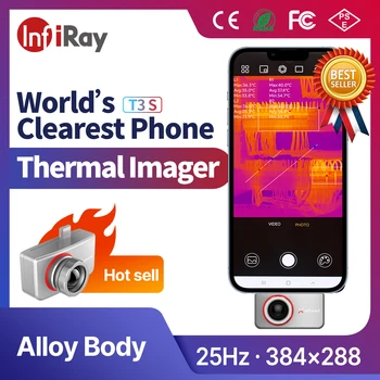 （Ainult Android）InfiRay Xinfrared Termilise Imager sest Kaasaskantav Telefon 384*288 IR Resolutsioon Energia Kadu Kontrolli T3S/T3Pro
