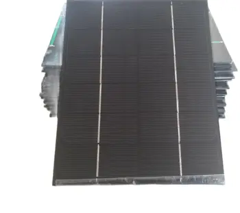 Mono Kristalne päikesepaneel Epoksü 6W 6V （alates adapter USB Kaabli abil Päikese Laadija Tasuta Shipping