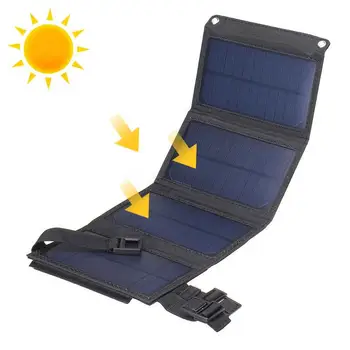 Reisi päikesepaneel Akulaadija Väljas 20w Päikese Jõul Laadija Kaasaskantav Sun Power Panel USB Port Väljas Reisi