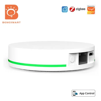Benexmart Tuya Zigbee Traadiga Gateway Smart Home Hub Silla võrgukaabli Port Smart Elu App Kontrolli TUYA Zigbee Seadmed