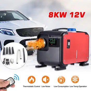 Auto Soojendus 12V 8KW Kõik Ühes Diisel Air Heater Madal Müratase Auto Parkimine Kütus Heater LCD Ekraan Sõiduki Webastos