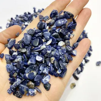 100g Pakk Looduslik Sinine Sodalite Kiibid Kruusa Kivi Kvarts Lihvitud Kristallid Rock Tšakra Healing Home Tuba Akvaariumi Dekoratsioon