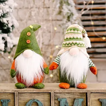 Käsitöö Jõulud Elf Teenetemärgi Seisab Rootsi Gnome Tomte Mänguasja Nukk Kaunistused Tänu Andes Päeval Xmas Kingitused Lastele, Beebi Kingitus
